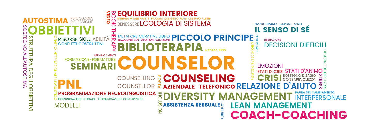 Centro internazionale linguistico, Seminari, Modelli, Metafore curative, Racconti zen, Aforismi, Citazioni, Petit prince, Book Therapy, Libro, Piccolo principe, Biblioterapia, Antoine de Saint-Exupèry, Mathias Jung, Counselor, Counselling, Abilità, Riflessione, Psicologia, Benessere, Counselor, Formazione-formatore, Assistenza sessuale, Counseling aziendale telefonico, Affiancamenti, Obbiettivi, Lean management, Risorse, Skill, Diversity management, Inclusion, Autostima, Sostegno all'autostima, Paura del cambiamento, Interpersonale, Conflitti costruttivi, Gestione dello stress, Crisi, Sostegno, Disagio, Consapevolezza, Decisioni difficili, Liberazione, Stati di crisi, Stati d'animo, Piante, Pioggia, Ossigeno, Fiori, Deserto, Alberi, coach-coaching, Ecologia di sistema, Emozioni, Comunicazione efficace, Comunicazione consapevole, Programmazione neurolinguistica, PNL, Video, Posta, Equilibrio interiore, Energia vitale, Relazione d'aiuto, Struttura degli obbiettivi, Il senso di sé, Essere umano, Capirsi, Sensi, Stress